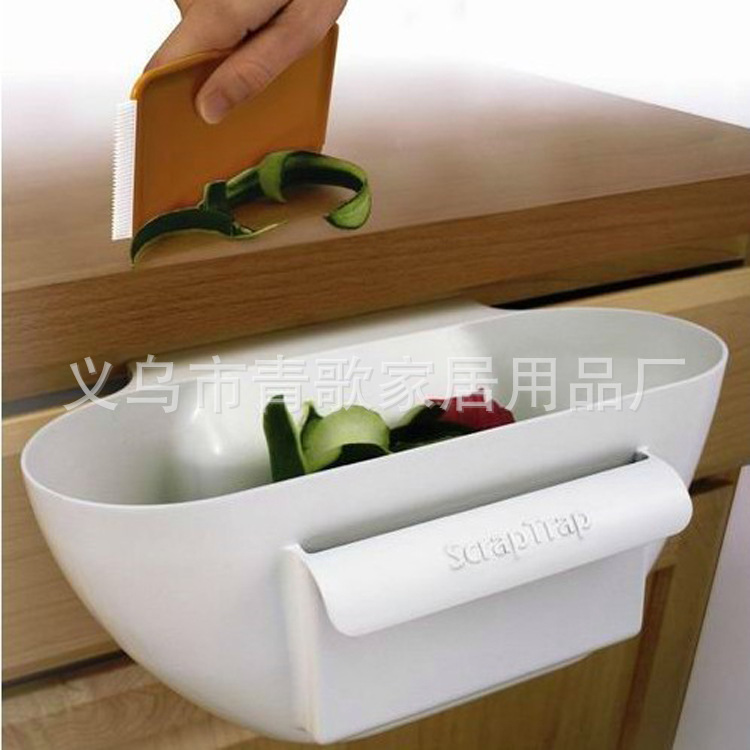 Scrap trap Plastic kitchen trash collection basket