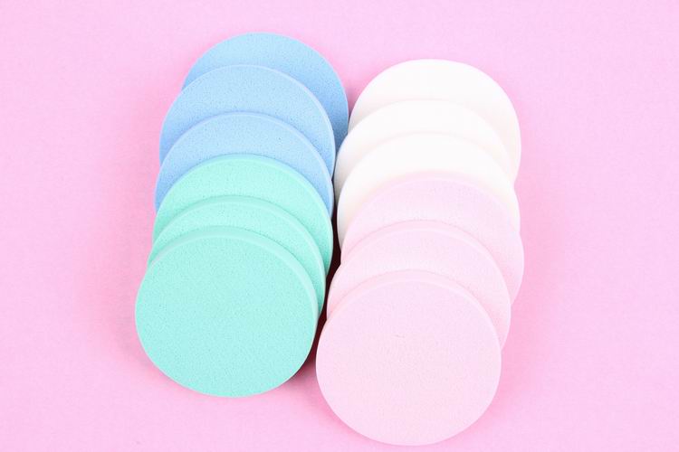 268 Powder puff dry wet powder puff wash face puff skin tone with blue