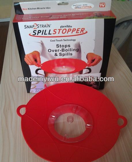 Spreader stopper spout lid