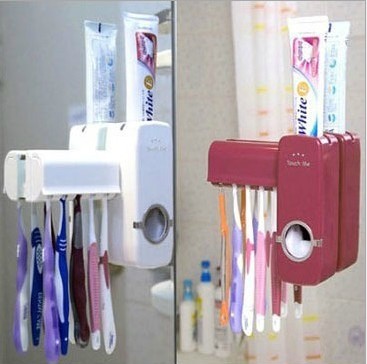 Automatic toothpaste squeezer Toothpaste squeezer with toothbrush holder set