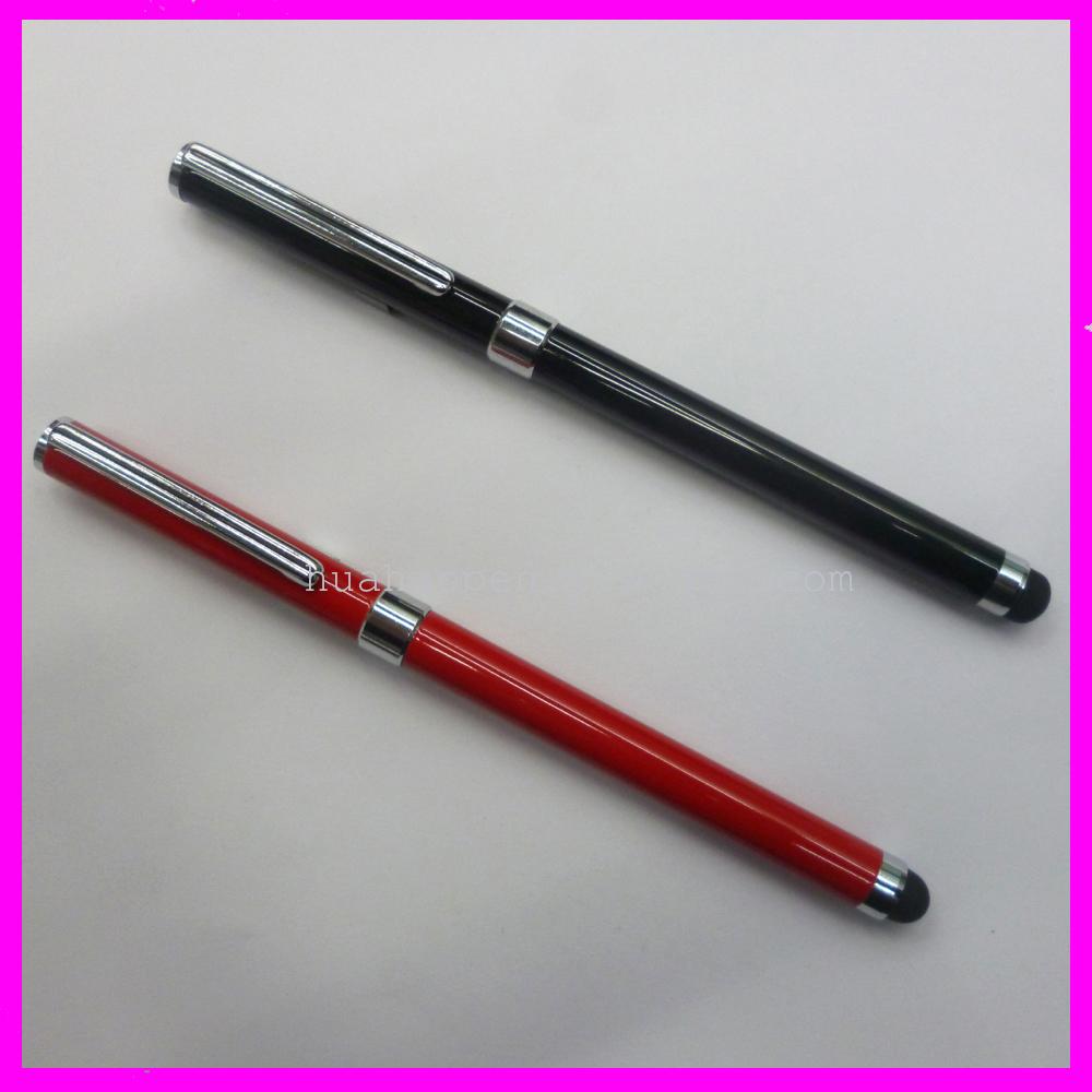 Factory direct sales of metal capacitive pens, touch pens, writing pens and touch pens, dual-purpose capacitive pens details Picture