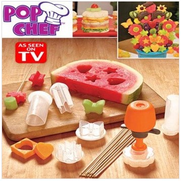 Pop Chef Plastic fruit model Plastic cake model TV fruit laminator