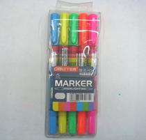 Double-ended highlighters marker pens Colored pens