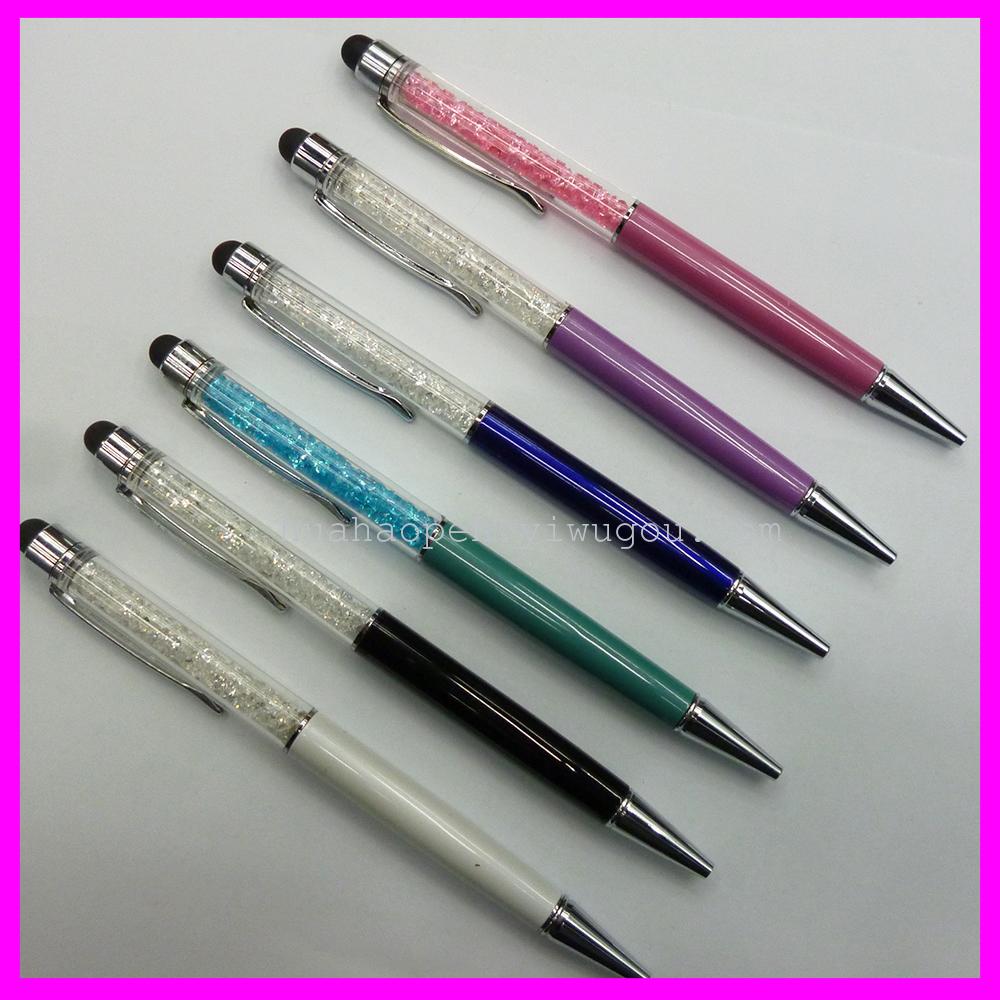 Swarovski water diamond pen, crystal pen, diamond ballpoint pen, Touchscreen pen, crystal capacitive metal pen, Ballpoint pen