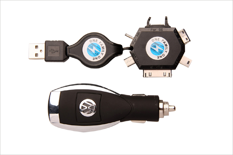 Universal mobile phone car charger car charger USB 6 and 1