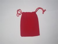 Flannelette bag, bag gift bag, trinket bag, flocking bag thumbnail