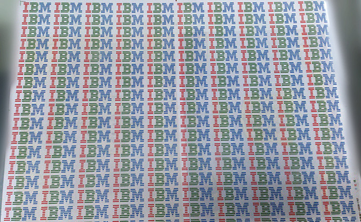 IBM商标 环保 耐水洗烫画