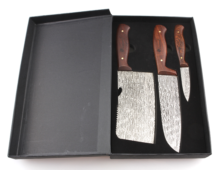 Handao Damascus Steel Collection Edition Kitchen Knife/Kitchen Knife/Table Knife Collector Knife Gifts full figure