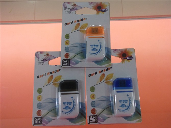 usb2.0 multi-functional card reader TF card SDMMCM2MS Mini card reader Application Scenario