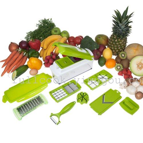 12-piece set of vegetable cutter, salad grinder, multi-functional vegetable cutter and grater