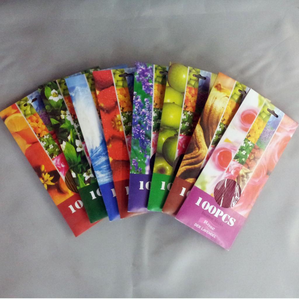 熏香612 100pcs INCENSE STICKS 100支熏香（8味/套 可选香味 ）