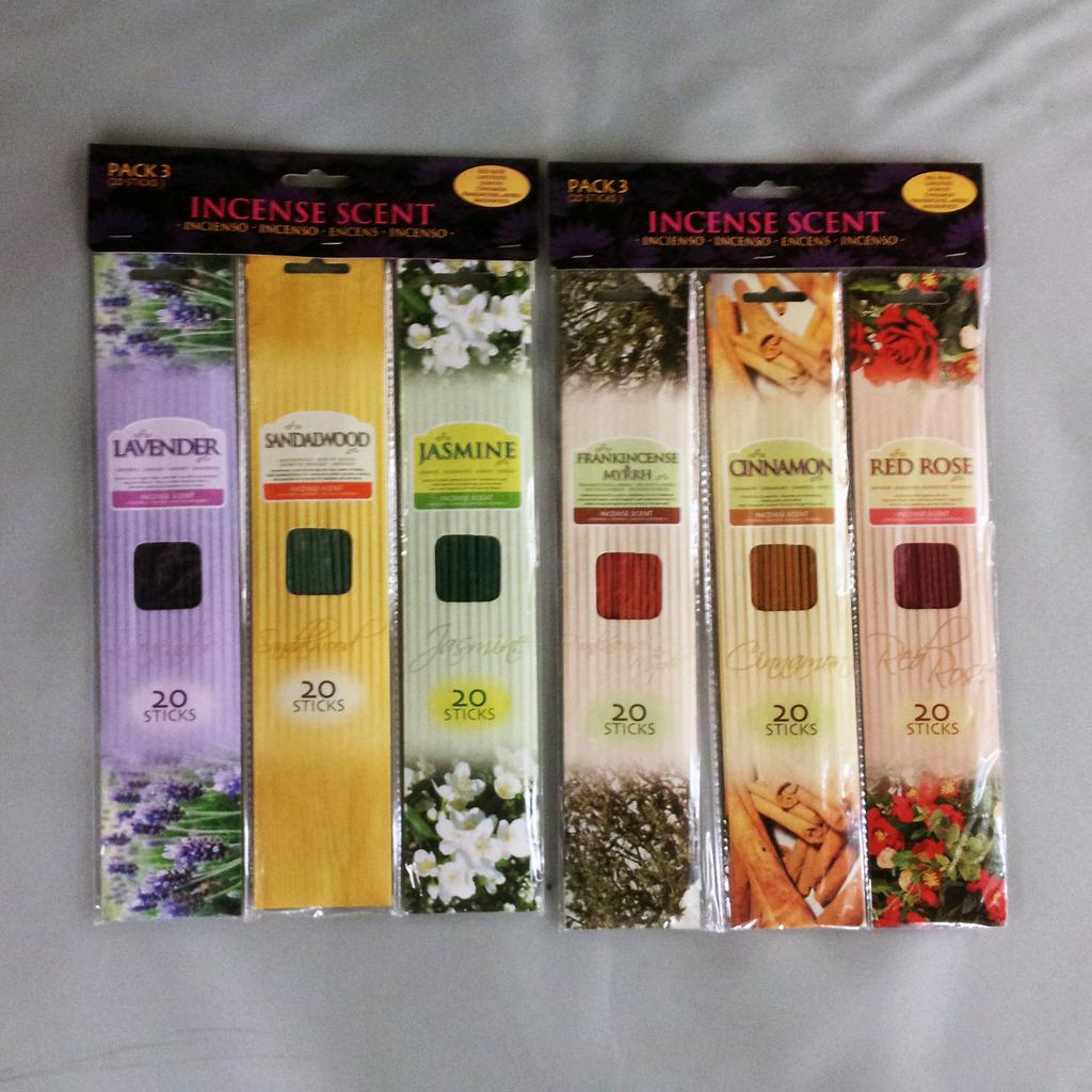 Incense 630 incense Set of 20 sticks + card head (3 flavors/card 6 flavors are optional) thumbnail