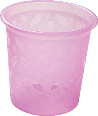 Plastic trash can