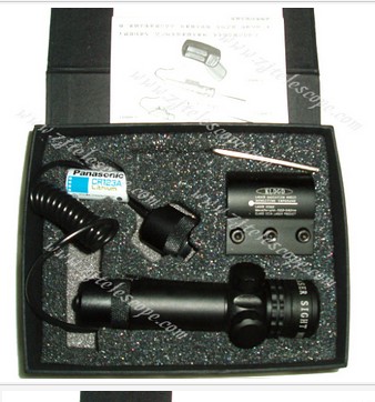 802 Red laser sight with stand battery ultra remote optics full figure