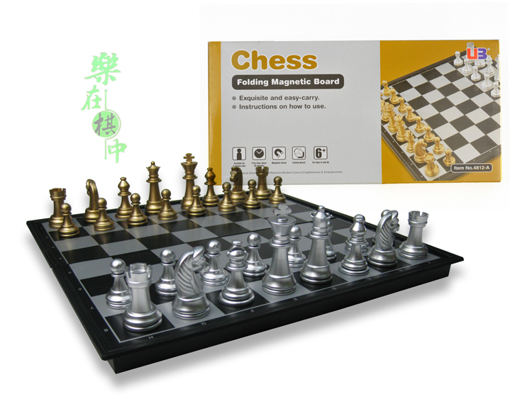 中号磁性国际象棋 正品友邦4812-A