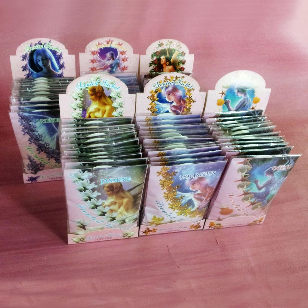 206 20g精装纸袋衣柜香包（6味入 香味可以选 12袋/盒 可混装）