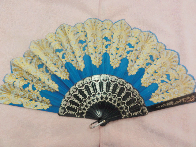 New Chinese Hot Stamping Fan Mixed Totem Color 7~8