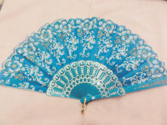 Chinese Wind Hot Gold Fan Totem Mixed Color 7~8