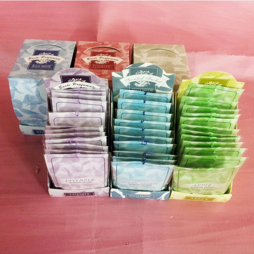 211 10g精装纸袋衣柜香包（6味入 香味可以选 12袋/盒 可混装）