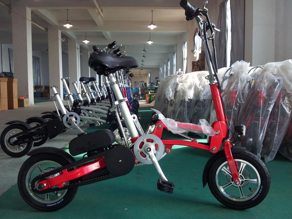 Exercise Bike Motorized Scooter Folding Bike Specification drawing