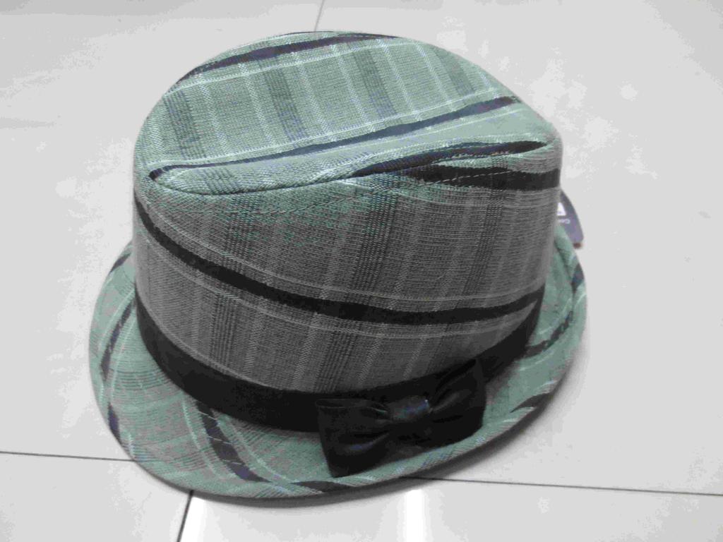 Stylish Plaid Fedora Hat with Bow BandStylish Plaid Fedora Hat with Bow BandStylish Plaid Fedora Hat with Black Bow Band thumbnail