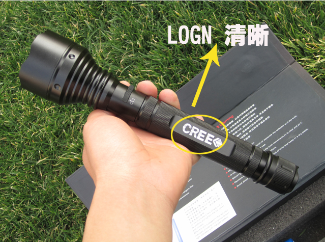 直销正品神火Q5强光手电筒正宗远射王 18650双节