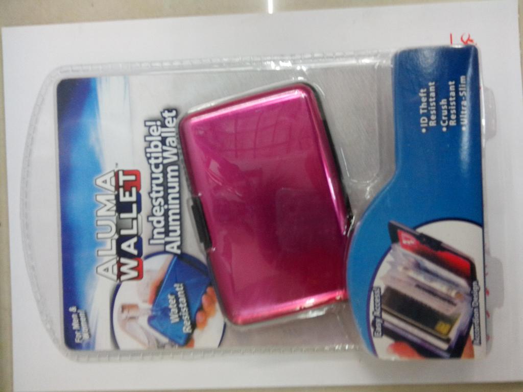 Card Bag Aluminum Card Bag Credit Card Bag Spot Drill Card Bag Metal Card Bag