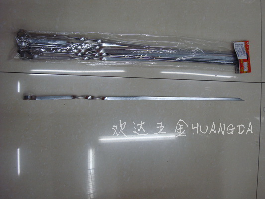 10PC袋装扁针，烧烤针，烧烤架