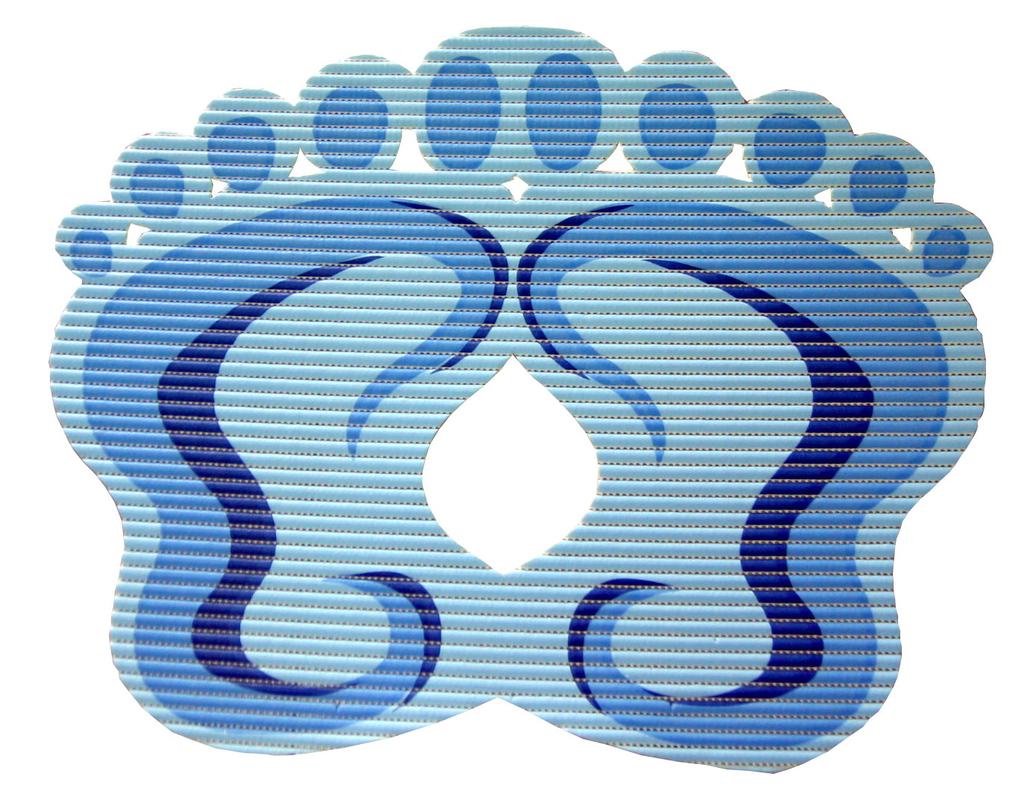 Cartoon Pvc Feet Non-Slip Mat Bathroom Non-Slip Mat Bath Mat Soft Rubber Floor Mat details Picture