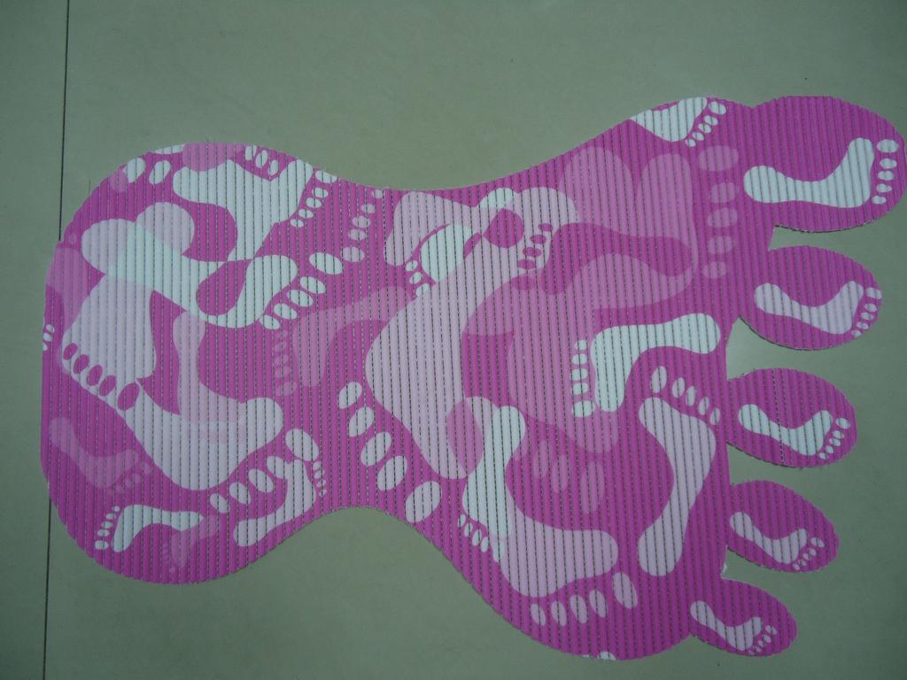 Cartoon Pvc One-Foot Non-Slip Mat Bathroom Non-Slip Mat Bath Mat Soft Rubber Floor Mat details Picture