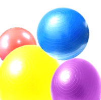 加厚环保瑜伽健身球65CM瑜伽球 加厚防爆 健身球 瑜伽球产品图