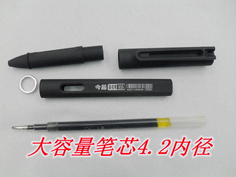 Jinsheng's new 809 large-capacity 1.0 is a good-looking, practical, smooth signature pen, gel pen and ballpoint pen Application Scenario