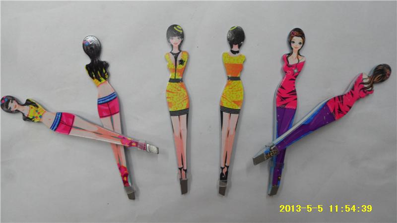 Beauty eyebrow pliers Eyebrow plucking tool Eyebrow trimmer one card six three modeling beauty eyebrow pliers