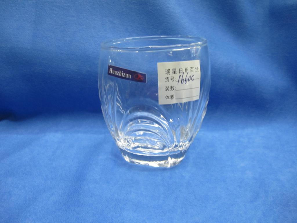 Glass water cup, glass wave cup sliver cup