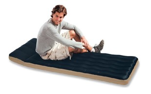 INTEX充气床垫单人织物野营气垫床 防潮垫 水陆两用详情图1