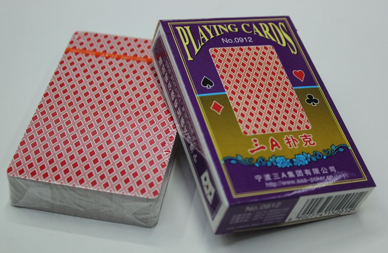 Poker TRIPLE A card triple A card three A0912 full back domestic poker triple A card