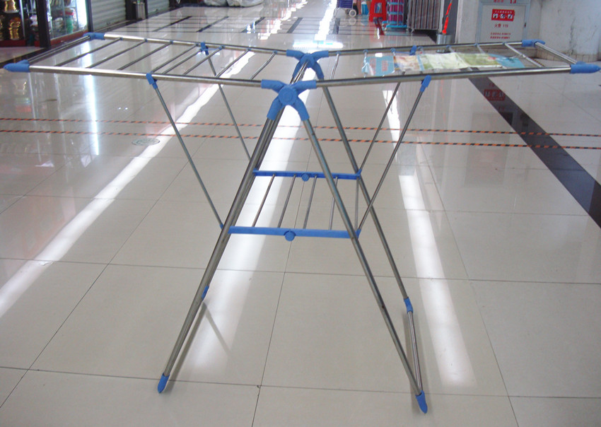 Wholesale 19 stainless steel airfoil drying rack, trade drying rack, telescopic stainless steel drying rack thumbnail