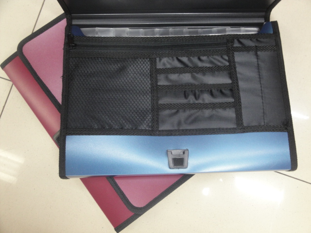 topper 托普 13格多功能金属色风琴包A4细节图