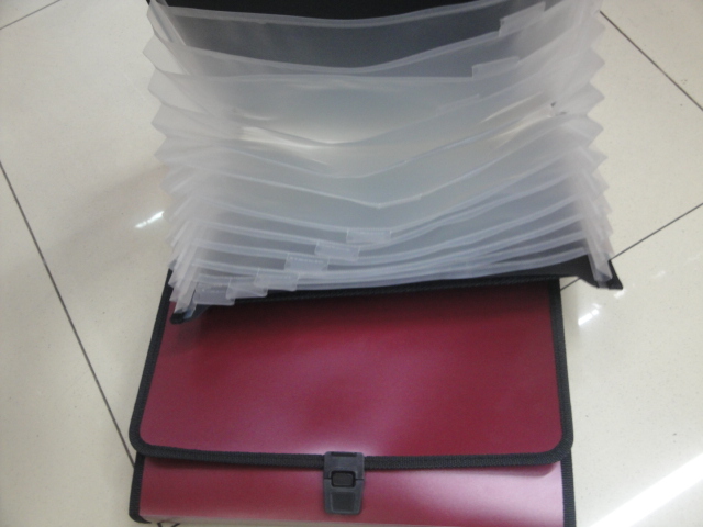 topper 托普 13格多功能金属色风琴包A4产品图