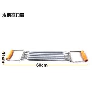5管弹簧木柄拉力器男女士力量训练臂力扩胸器家用健身器材