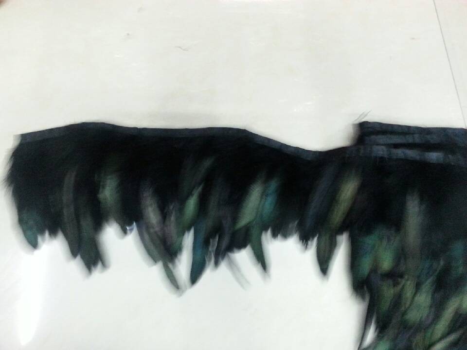 羽毛布条，咏毛布边 
