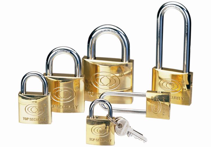 Gold plated padlock thumbnail