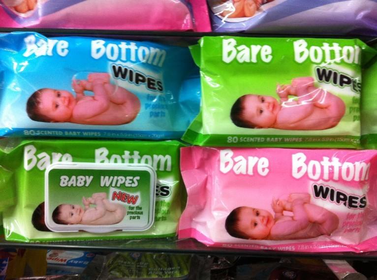 Self-produced and self-sold, foreign trade English export, sleeping baby wet wipes, infant wet wipes, spunlace cloths