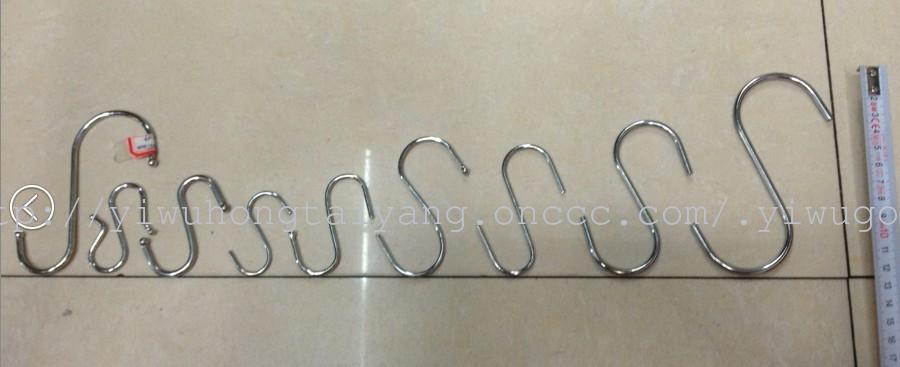 S hook bend hook iron S hook electroplating S hook