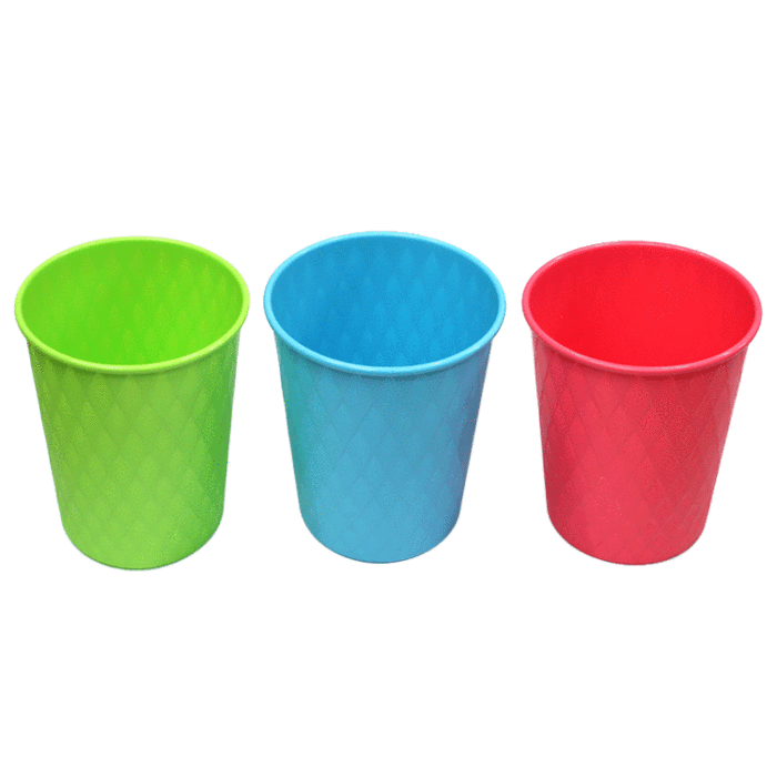 Rhombus-shaped fruit peel bucket