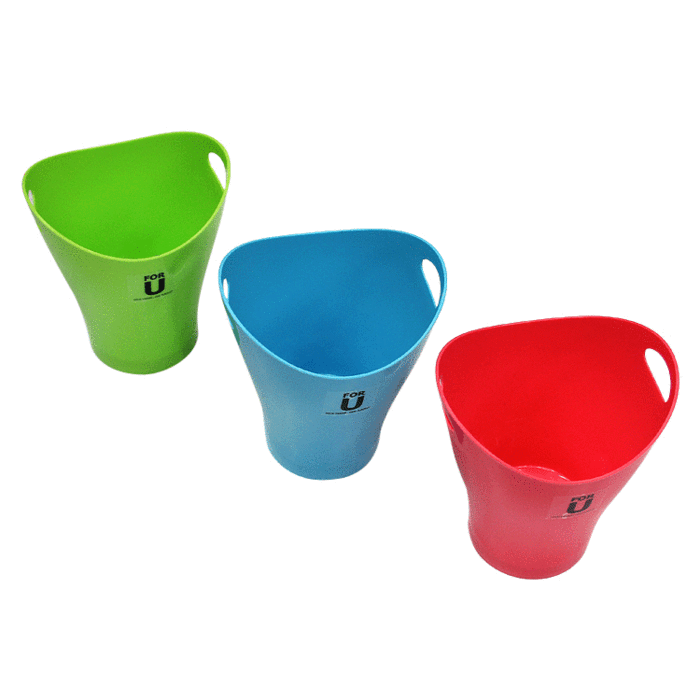 Mini waist-shaped bucket, plush toy storage bucket, doll storage wonder