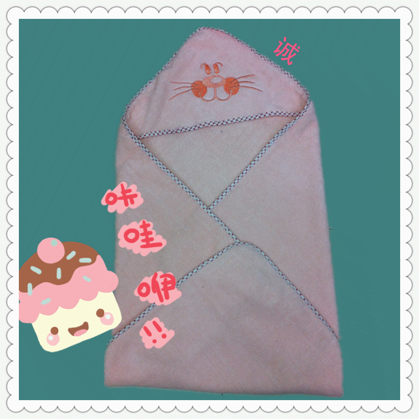 新款上市 超柔毛巾料抱被 保暖印花抱被 价格实惠