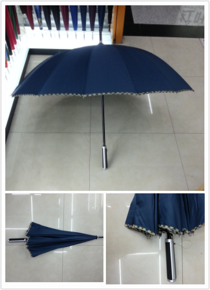 Straight-handled umbrella, large umbrella, 60 cm rimmed umbrella details Picture