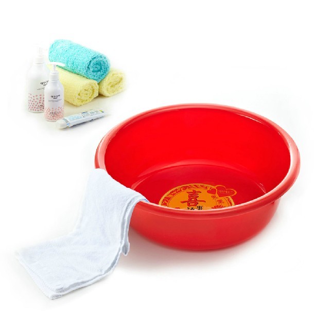 Wedding again and again romantic life thickened plastic wash basin multi - purpose basin 30936