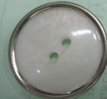 Resin coated brass button thumbnail